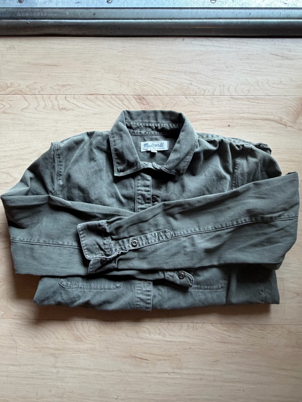 Madewell Women’s Olive Green Utility Shirt